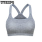 Sexy Bralette Sport Bra Women Fitness Cross Backless Yoga Bra Patchwork Gym Running Tank Crop Tops