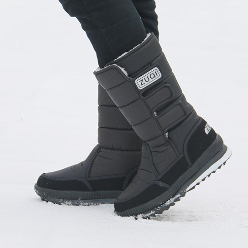 New Men Snow Boots Waterproof Men Ankle Boots Winter Outdoor Fur Warm Mans Boot Work Shoes Men Shoes