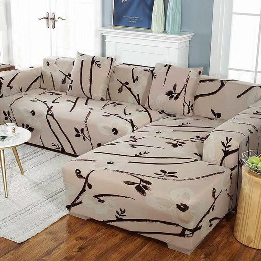 Cartoon Simple pineapple Slipcovers Elastic Sectional Sofa Cover L Shape Cover 1/2/3/4 Seater