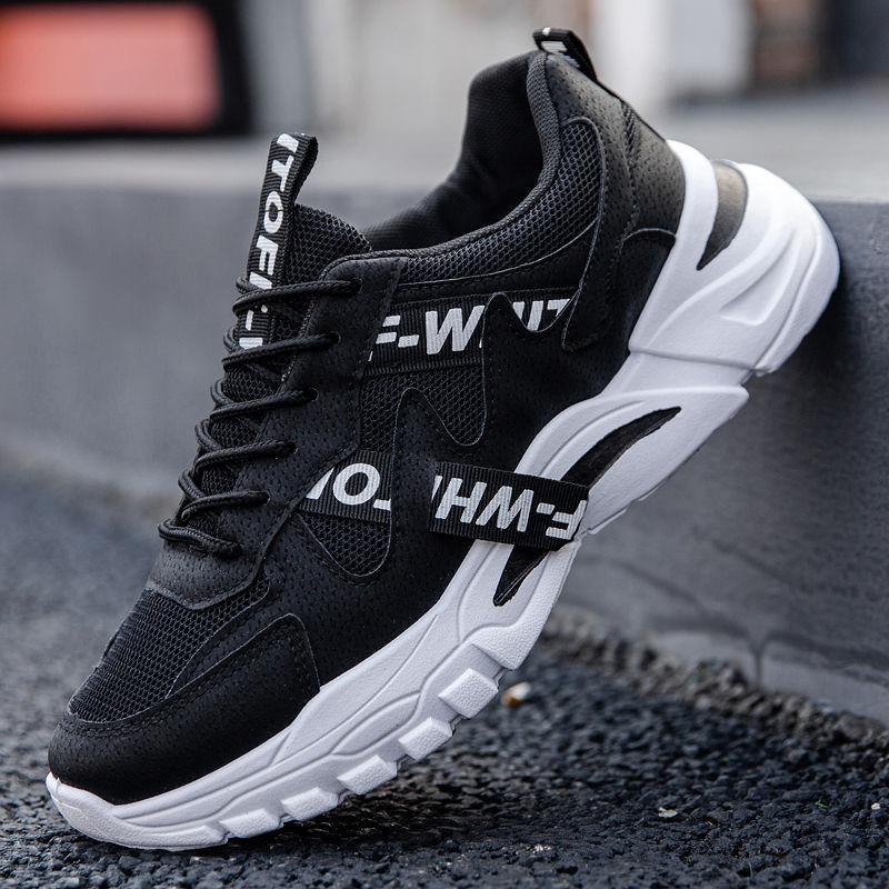 New Trend Men's Sports Shoes Spring and Summer Breathable All-match Casual Mesh Running Shoes