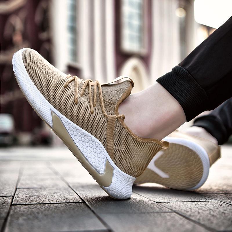 Running Shoes Men Breathable Light Weight Trainers Shoes Large Size Athletics Sports Shoes Green Red Outdoor Jogging Shoes