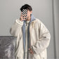 Double-sided Pu Lint Padded Jacket Men's Padded Jacket Plus Velvet Thick Lamb Wool Jacket Autumn and Winter Style Padded Jacket
