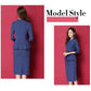 Elegant Autumn Knitted Dress Women Two Piece Set Winter Warm Soft Sweater Dress Lady Casual Dress