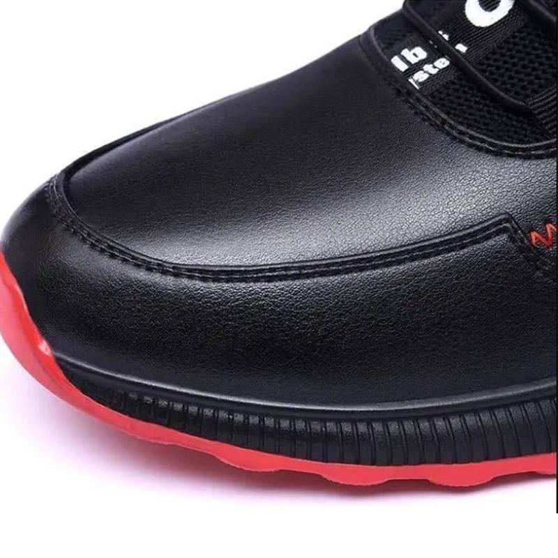 Men's Sports Shoes Warm Casual Shoes PU Waterproof Sports Running Shoes