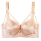 Bra Plus Size Women Gathered Sexy Bralette Wire Free Seamless Push Up Sexy Lingerie Solid Color Leopard Thin Section Underwear