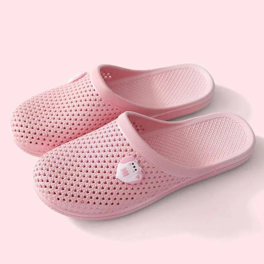 Summer Home Baotou Hole Shoes for Indoor and Outdoor Wear Non-slip Bathroom Shoes Household Sandals and Slippers