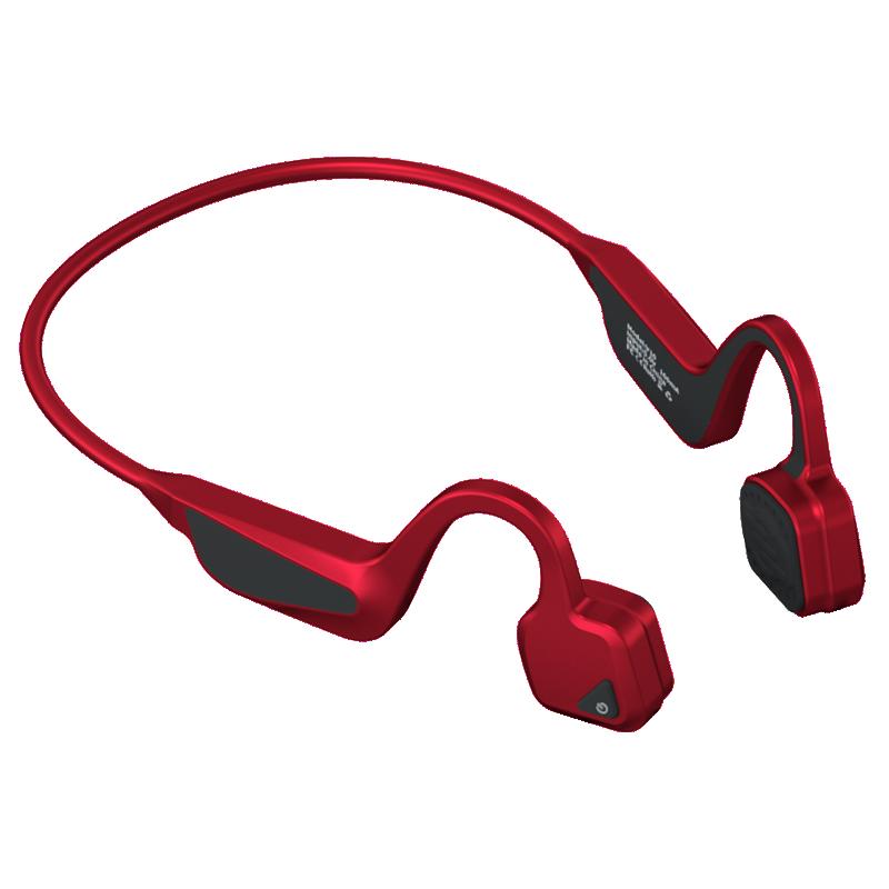 Bluetooth 5.0 Earphone Bone Conduction Binaural Hifi Stereo HD Call Headset with 2200 MAh Power Bank