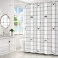 Toilet Waterproof Shower Curtain 150*200cm Perforated Waterproof and Mildew-proof Bathroom Partition Curtain Toilet Waterproof Curtain