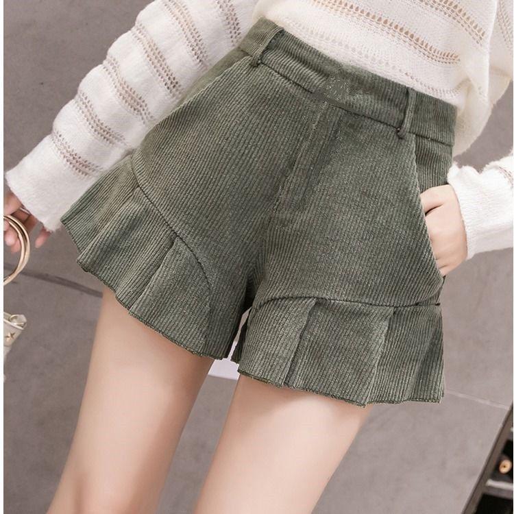 Autumn Winter Fashion Women Shorts High Waist Casual Shorts Women Short Pants Ladies Shorts