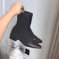 Autumn Winter Wool Knit Elastic Socks Boots Tube Thin Boots Pointed Thick Short Boots Single Boots