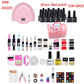 Gel Nail Polish Starter Kit UV LED Lamp Dryer Nail Gel Polish Kit Manicure Tools Set Nail Art Tools