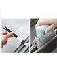 3PCS The Window Window Groove Groove Cleaning Brush with Cleaning Dustpan Screen Window Cleaning Folding Brush