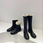 Cotton Boots Women's Winter Warm Style Plus Velvet Thick Snow Boots All-match Short Mid-high Boots