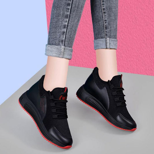 Women's Shoes Spring Mesh Shoes All-match Casual Shoes Ladies Sports Shoes Soft Bottom Non-slip Casual Breathable