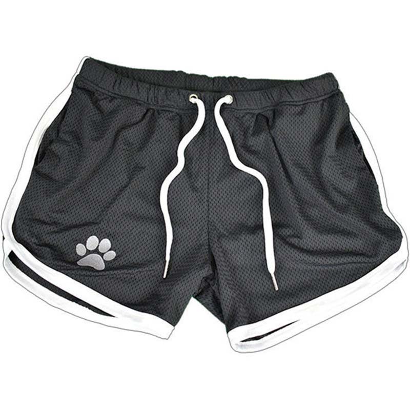 Sports Shorts Men's Fitness Training Quick-drying Pants Mesh Breathable Running Beach Fitness Three-point Shorts
