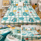 Thick Three-piece Cotton Bed Sheet Pillowcase Non-slip Protective Cover Cotton Bedspread Mattress Cover