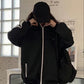 Casual Sportswear Suit Women's Solid Color Loose Zipper Cardigan Slim Coat Trousers Two-piece Set for Women