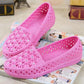 Summer Plastic Bird's Nest Hole Shoes Breathable Hollow Female Sandals Nurse Shoes Soft Bottom Non-slip Mother Shoes Flat Bottom Students