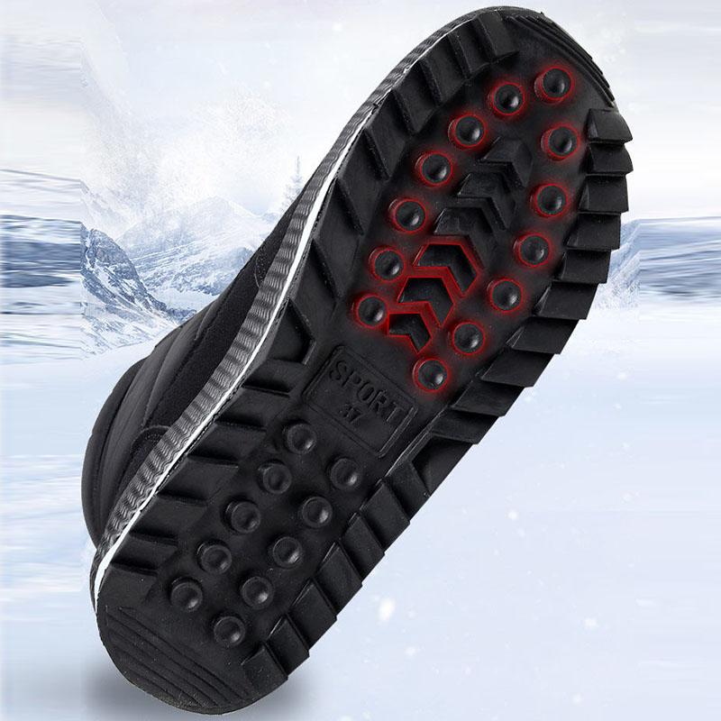 Snow Boots Women's High-top Plus Velvet Thick Cotton Shoes Middle-aged and Elderly Non-slip Warm Winter Waterproof Short Boots