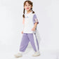 Two-piece Suit Children's Suit Boys and Girls Short-sleeved Summer Clothes Baby Clothes Children's Sports Leisure