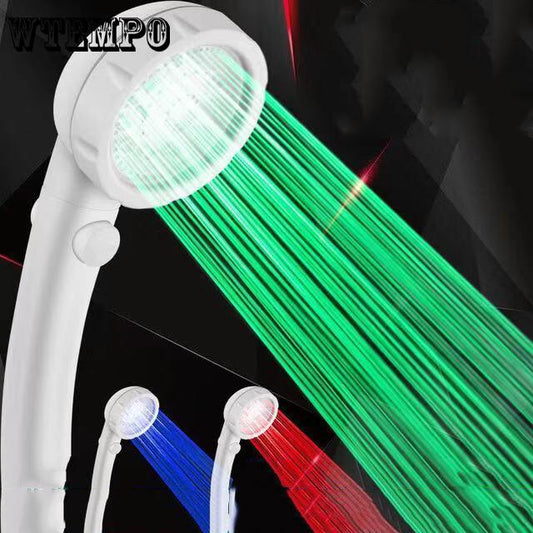 7 Colors LED Light Water Bath Bathroom Filtration Brand LED Shower Head