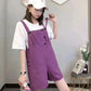 WTEMPO Summer Denim Jumpsuit Woman Jeans Long Romper Pants Zipper Pockets Sleeveless Adjusted Overalls Jeans