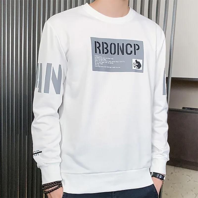 Sweater Men's Autumn Loose Round Neck Trend All-match Clothes Men's Long-sleeved Sweatshirts