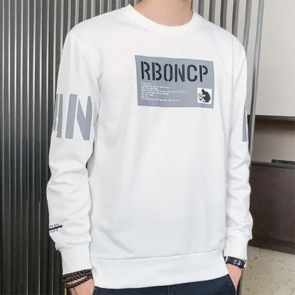 Sweater Men's Autumn Loose Round Neck Trend All-match Clothes Men's Long-sleeved Sweatshirts