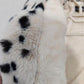 Girls Leopard Print Imitation Fur Jacket Children Korean Version Loose Western Style Lapel Autumn and Winter Plush Thick Cotton Jacket