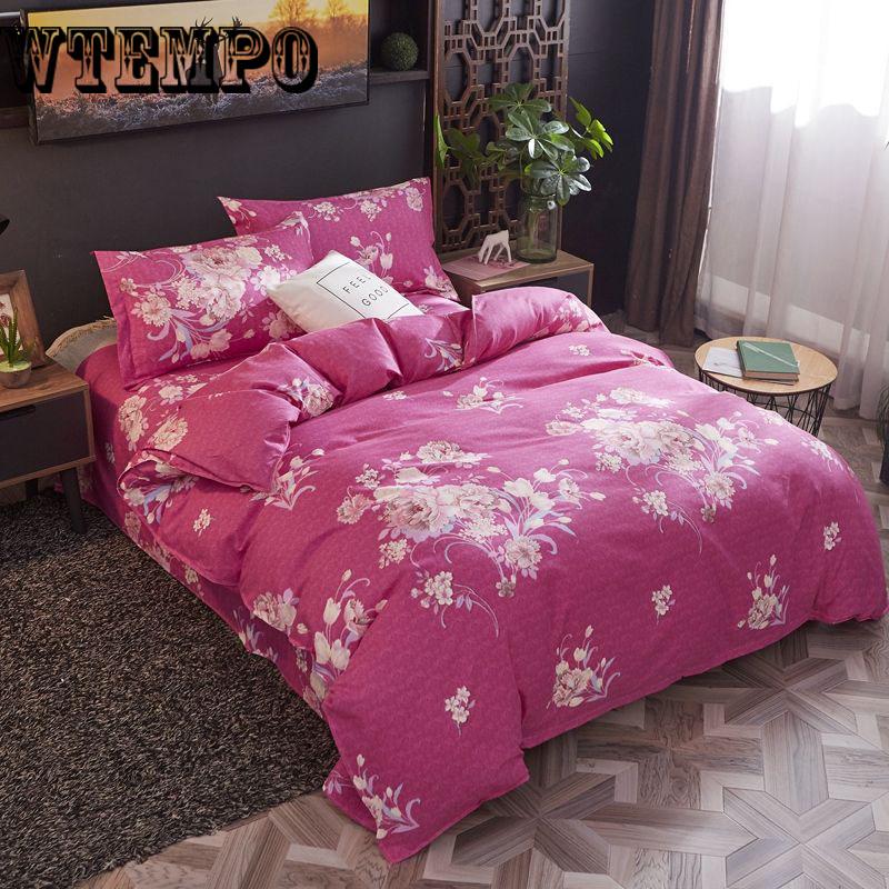 Cotton Pastoral Fashion Bedding Bed Linen Bed Sheet Duvet Cover Pillowcase 4pcs Bedding Sets