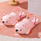 Cave Shoes Ladies Fashion Trend Non-slip Cute Thick Bottom Toe Half Slippers Summer Outer Wear Beach Shoes