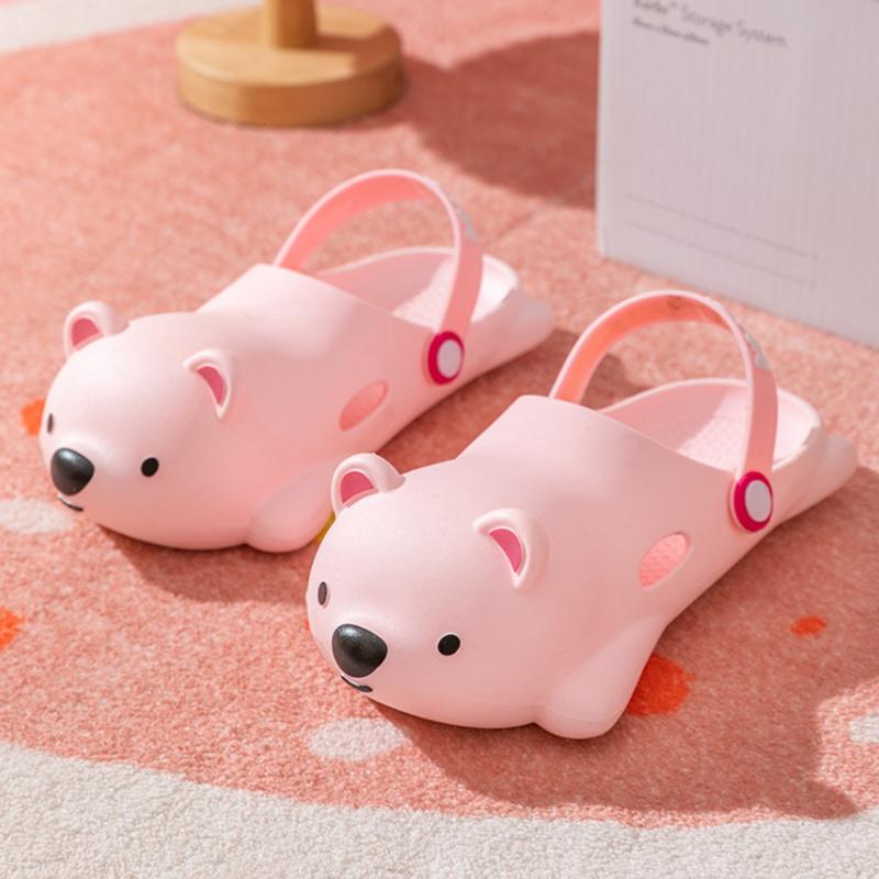 Cave Shoes Ladies Fashion Trend Non-slip Cute Thick Bottom Toe Half Slippers Summer Outer Wear Beach Shoes