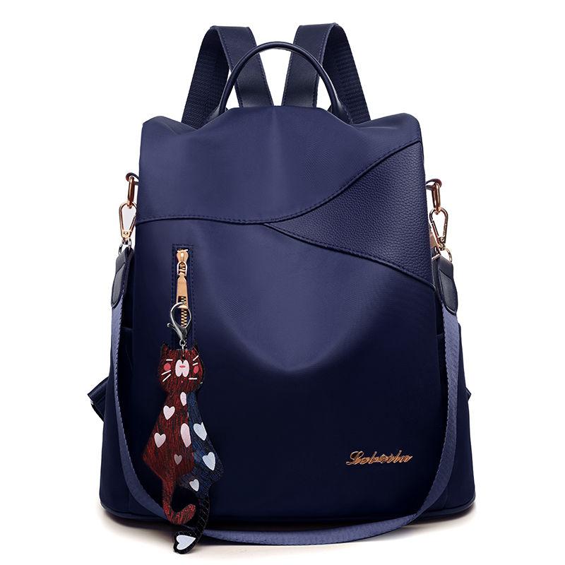 Backpack Women Trend All-match Canvas Fashion Ladies Backpack Large-capacity School Bag Small Bag