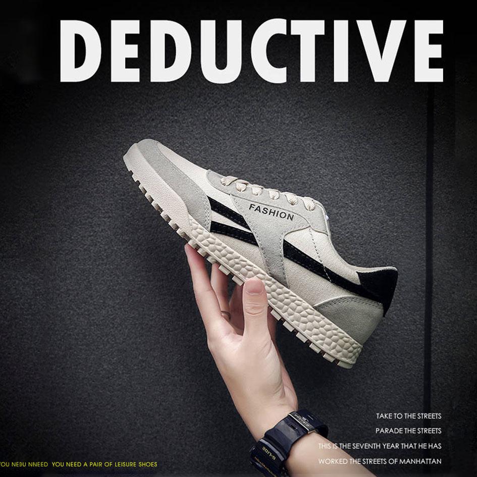 Summer Men's  Shoes Breathable Outdoor Lace Up Casual Sports Shoes Sole Shock Absorption