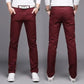 Spring and Autumn Cotton Solid Color Pants for Men Loose Straight Sweatpants All-match Men's Business Sports Casual Trousers