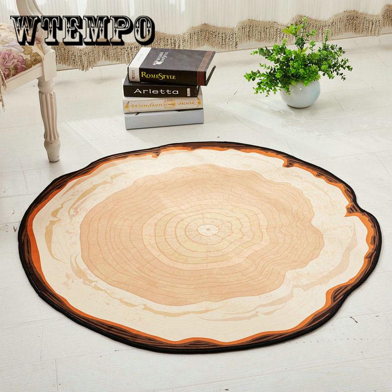European Geometric Round Carpet For Living Room Rugs And Carpets Computer Chair Floo