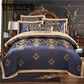 4pcs  Luxury Jacquard Bedding Set Queen King Size Bed Linen Quilt Cover Comfortable Duvet Cover Set