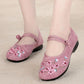Old Beijing Cloth Shoes Women Hanfu Embroidered Shoes Women Ancient Style Shallow Mouth Soft Bottom Ethnic Style Women's Shoes Non-slip Mother Shoes
