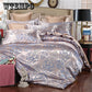 Luxury Bedding set 4Pcs Queen  size Bed set Embroidery Duvet cover Bedsheets linen set