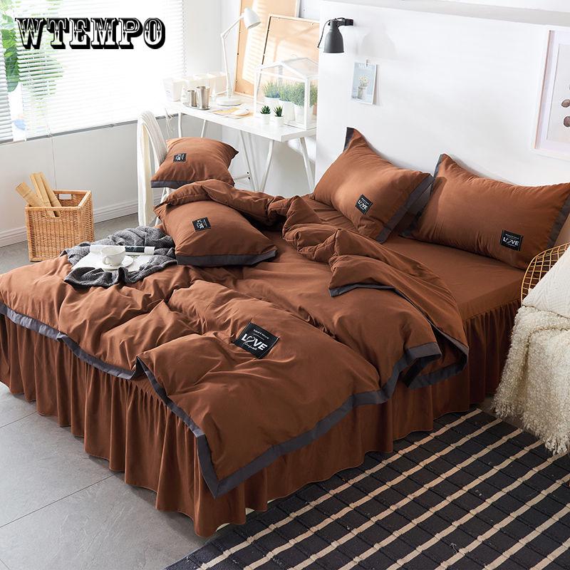 Egypt cotton satin Princess Bedding Set Embroidery Inlaid jewelry Duvet cover set Bed Sheet