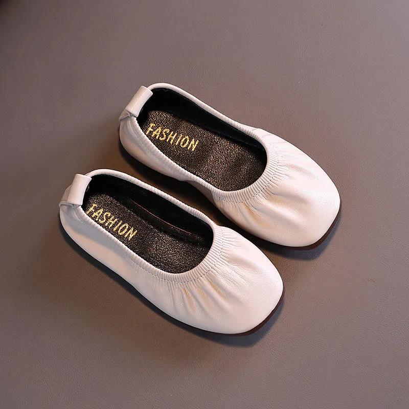 Children's Fashion Shoes for Girls Kids Doll Children Dress with Flats Princess Wedding Party