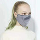 Ladies Cotton Sequin Masks Fall Winter High Quality Masks Warm Anti-smog Masks Solid Cotton Breathable Masks Adult Windproof Holiday Party Masks