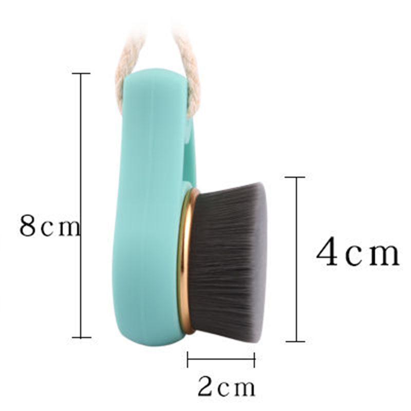 Silicone Facial Cleansing Brush Manual Double-sided Facial Deep Cleansing Skin Brush Soft Hair Cleansing Massage Brush Vibrato Artifact