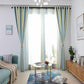 1/2pcs  Modern Gradient Color European Curtains for Living Room Stripe Blackout Curtains for Bedroom Dining Room Curtain
