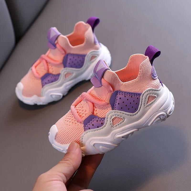 Kid Running Sneakers Autumn Children Sport Shoes Tenis Infantil Boy Basket Footwear Lightweight Breathable Girl