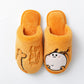Autumn and Winter Warm Cotton Slippers Cute Pattern Flat Shoes Kitchen Bedroom Leisure Essential