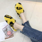 Winter Slippers for Women Leopard Fashion Plus Size Cotton Slide Warm Non Slip Indoor Slipper Fur Soft Shoes Fashion Lady Slippers
