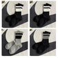 Four Pairs of Korean Striped Socks Men's All-match Trend Tube Socks Thickened Sports Socks