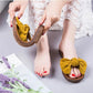 Women's Sandals and Slippers Summer Bows Outer Wear Beach Shoes Flat-bottomed Home Shoes Pregnant Women's Slippers Casual Shoes