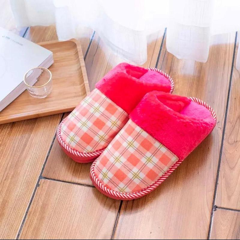 Cotton Slippers Women's Home Home Indoor Slippers Winter Non-slip Thick-soled Shoes